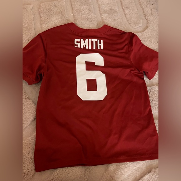 Nike Crimson Jersey with White Number 6 - Picture 2 of 2